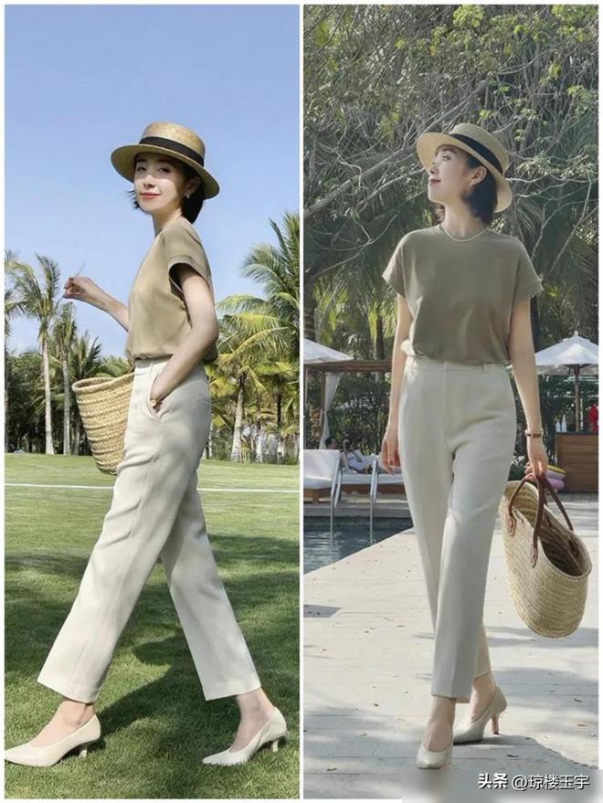 开云官方40岁+的女人夏日倡议“小白裤”如许搭配减龄显瘦气质佳(图2)